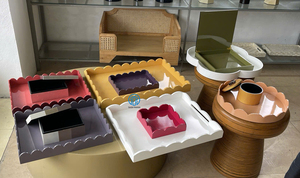 Caja de baratija de laca de alta calidad de tendencia caliente caja de almacenamiento decorativa con patrón geométrico hecha a mano de Vietnam - Product Image 6