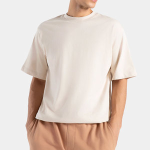 Nouvelle arrivée T-shirt pour homme surdimensionné 100% coton de marque privée T-shirt surdimensionné de vente en gros de tenue décontracté d'approvisionnement d'usine - Product Image 2