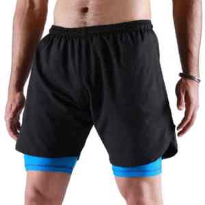Best-Selling <b>Men's</b> Compression <b>Shorts</b> Custom Logo Solid Colors Breathable Fitness Active Wear Plus Size Plain Dyed Wholesale - Product Image 4