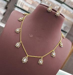 Collier au design unique exclusif de qualité supérieure polonaise de qualité supérieure avec boucles d'oreilles pour femmes pour mariage - Product Image 4