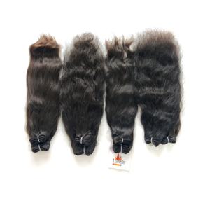 Cabello Humano Remy Indio Sin Procesar, Color Natural Negro, Paquete para Mujeres, Sin Procesamiento, Sin Máquina de Tejer, Doble Trama, Onda Profunda - Product Image 1