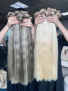 Venta al por mayor 100% Natural Virgin Raw Extensiones de cabello camboyano Cinta de pelo en estilos vietnamitas y camboyanos-Trama DE LA PIEL Cabello humano - Product Image 2