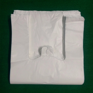 OEM 100% Compostable Imprimé Personnalisé Supermarché Shopping T-Shirt Sacs avec Fermeture Éclair En Plastique En Vrac Exportation - Product Image 2
