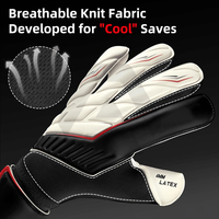 Gants de gardien de but de football à doigts plats sur mesure, gants de gardien de but de football de la plus haute qualité par AMAZING INDUSTRIES