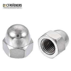 น็อตโดมเกลียว M3หัวหกเหลี่ยมชุบสังกะสีสเตนเลสสตีลมาตรฐาน DIN - Product Image 6