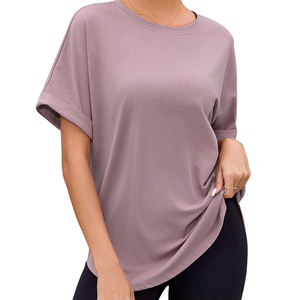 Custom Printed <b>Round</b> Neck Slim Fit T-shirts for Women High Quality 100% Cotton Blend Super Soft t Shirt - Product Image 4