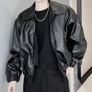 BLOUSON EN CUIR NOIR TIMELESS - Product Image 6