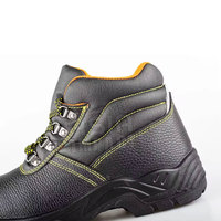 Zapatos DE SEGURIDAD Venta caliente de moda de buena calidad Chelsea Botas de trabajo de cuero Zapatos de seguridad de minería industrial