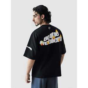 100% coton BE the PROBLEM Jersey Tissu confortable et durable - Product Image 5