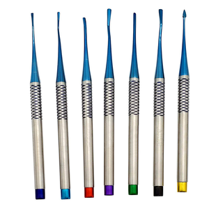 Elevador de raíz luxante de 7 piezas, juego recubierto de titanio PDL con bandeja de casete, herramientas para implantes dentales - Product Image 5