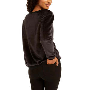 Felpa con Cappuccio in Velluto Love Tribe Junior's Friends per Donna, Taglia XS, Leggera, per l'Inverno, Colore Nero - Product Image 2