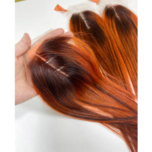 เทปมัดผมแบบมีลูกไม้ระดับสูงสำหรับต่อผมแบบเส้นผมมีผมเรียงตามระดับ HD ผมแท้จากเวียดนาม - Product Image 4