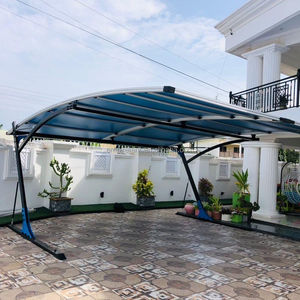 Offre Spéciale Pas Cher <span class=keywords><strong>Prix</strong></span> Installation Au Sol Carport Auvent pour 2 voitures - Product Image 3