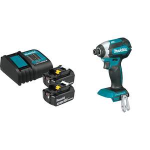 Chargeur de batterie lithium-ion 18V LXT avec perceuse sans fil sans balais 4.0Ah et visseuse à chocs en bonus - Product Image 1