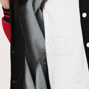 Veste d'hiver Letterman taille personnalisée pour hommes à vendre veste d'hiver Letterman pour hommes à col montant pour l'extérieur vente en gros - Product Image 5