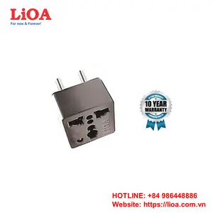 LiOA สากลอะแดปเตอร์ไฟฟ้าที่มี2รอบขาเสียบ-ONCPhi5-ที่มีคุณภาพสูง-ทำในประเทศเวียดนาม