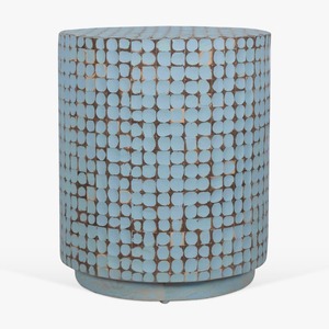 โต๊ะข้างแบบฝังเปลือกมะพร้าวแบบทันสมัยทำด้วยมือโต๊ะเน้นเสียงทันสมัยสำหรับห้องนั่งเล่นและห้องนอน - Product Image 5