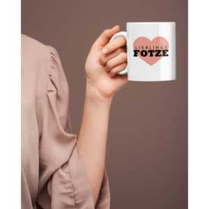 Ensemble de tasses en céramique 'Favorite Pussy' au design original, compatible lave-vaisselle, cadeau idéal pour les amis, pour redonner un sens positif au mot. - Product Image 5