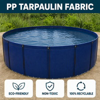 Tissu industriel PP haute résistance, imperméable, non toxique et écologique pour réservoirs d'eau flexibles et piscines