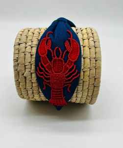 Diademas bordadas a mano de Escorpio vaquero, accesorio acolchado suave, fácil de llevar, con cuentas de mano - Product Image 1