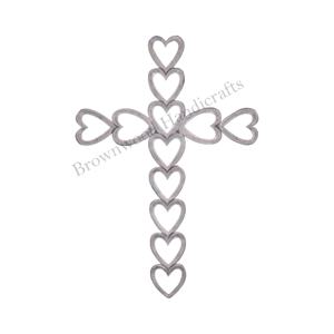 Croix religieuse en bois de qualité supérieure à la main motif sculpté Crucifix ornement suspendu décoration chrétienne excellente qualité pour la maison - Product Image 3