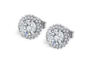 1CT Boucles d'oreilles en diamant 14k Gold Lab Grown Diamond Stud Earrings CVD Diamond Stud Earrings for Her Gift - Product Image 3