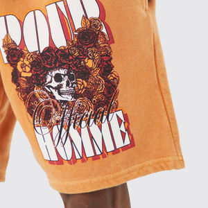 2025 hommes décontracté sweat Shorts coton matériel meilleur Design solide motif léger court longueur taille moyenne cordon de serrage - Product Image 5