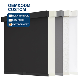 कस्टमाइज्ड फ्री स्टॉप यूव सुरक्षा शेड्स ब्लैकआउट रोलर शेड्स कार्यालय होम विंडो के लिए - Product Image 1