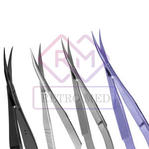 Medicab กรรไกรสแตนเลสแบบแบน, ชุดเครื่องมือสำหรับแหล่งพลังงานด้วยมือด้ามจับแบบไมโครกรรไกรมาตรฐานความปลอดภัย - Product Image 3