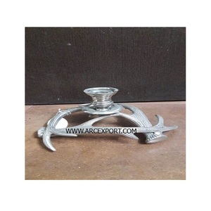 <b>Silver</b> Color Fancy Decorating Unique Latest Stylish <b>Candle</b> <b>Stick</b> Holder Best Quality Decorating <b>Candle</b> Holder From India - Product Image 1