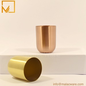 Tarro para velas de Matel de cobre puro 100% con tapa, macetas para velas pulidas de cobre natural para sala de estar y fiestas decorativas - Product Image 6