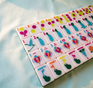 Juego de Fichas de Mahjong Americanas de Acrílico OEM, Personalizadas, Ecológicas, Duraderas, Modernas, con Reverso Verde <span class=keywords><strong>Verve</strong></span>, Clásicas - Product Image 3