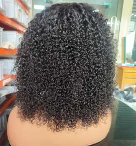 วิกผมลูกไม้ HD แบบไม่ต้องใช้กาว วิกผมแท้แบบปิด<span class=keywords><strong>ห</strong></span>น้าผาก 5x5 สำ<span class=keywords><strong>ห</strong></span><span class=keywords><strong>รับ</strong></span>ผู้<span class=keywords><strong>ห</strong></span>ญิงผิวสีดำ วิกผมแท้<span class=keywords><strong>ทรง</strong></span>ลอนลึกแบบพิกซี่ - Product Image 4