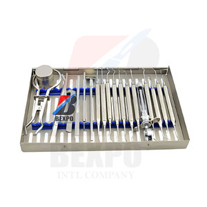 Kit de restauración de compuesto dental Juego de llenado de modelado de acero con instrumentos de soporte de aguja - Product Image 1