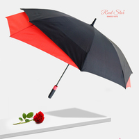 RST grande taille Double couches amour Couples parapluie spécial forme irrégulière fort coupe-vent Golf parapluie