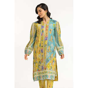 Conjunto de 2 Piezas de Chifón Bohemio de Lujo para Mujer, IPST-77130, Estampado Floral, Cuello Cuadrado, Talla XS, para Primavera/Verano - Product Image 5