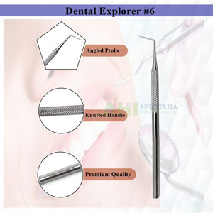 Sondes parodontales dentaires professionnelles de haute qualité Sondes parodontales manuelles avec logo personnalisé - Product Image 3