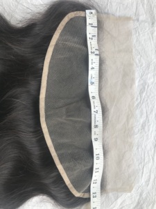 Raw Temple – Extensions de cheveux naturels, dentelle suisse vierge transparente, cheveux humains ondulés, non traités, 13x4, origine indienne - Product Image 6