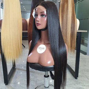 Perruque de cheveux humains vietnamiens bruts de 24 pouces du vendeur en gros os droit sans enchevêtrements et sans perte - Product Image 5