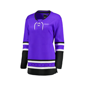Jersey-Sublimación de secado rápido y bordado Jersey de hockey sobre hielo personalizado - Product Image 4