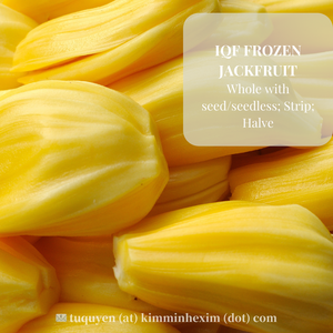 Iqf ขนุนแช่แข็งสีเหลืองขนุนเวียดนามในบรรจุภัณฑ์จำนวนมากหวานสุกและพร้อมส่งออก - Product Image 2