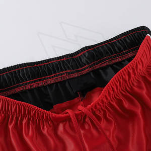 Pantalones cortos estampados de talla grande para hombre, pantalones cortos de baloncesto BSCI, poliéster, ropa deportiva, nuevo diseño, pantalones cortos en blanco - Product Image 5