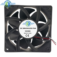 Ventilateurs axiaux DC 12038 personnalisés 120*120*38mm 12V pour refroidissement de radiateur, purificateur d'air et station solaire pour serre de culture