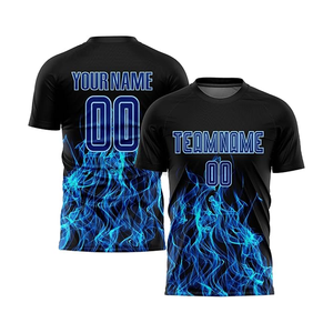 เสื้อฟุตบอล100% ผ้าโพลีเอสเตอร์เสื้อฟุตบอลสโมสรเสื้อทีมเจอร์ซีย์ - Product Image 1