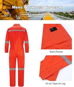 Overoles de Trabajo para Hombre, Trajes de Mecánico, Overoles de Manga Larga, Ropa de Trabajo con Múltiples Bolsillos - Product Image 5