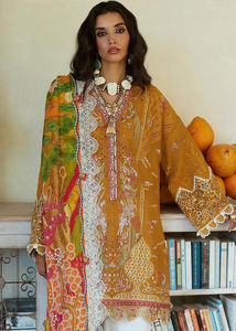 Vêtements de soirée pour dames 3 pièces pelouse Salwar Kameez indien pakistanais pour femmes longueur au sol brodé entièrement cousu prêt à l'emploi - Product Image 6