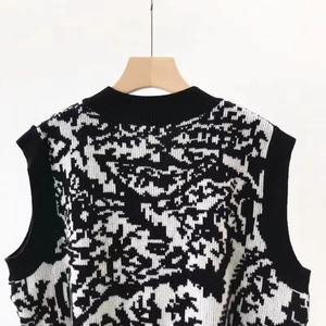 Chaleco sin Mangas con Cuello en V para Hombre, Logotipo Personalizado, Prenda de Punto Informal, Suéter sin Mangas de Punto para Hombre - Product Image 5