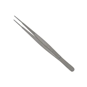 Kualitas Terbaik Gerald Dressing Forceps pisau rahang bergerigi lurus 18 cm menghapus bedah Dressing Forceps
