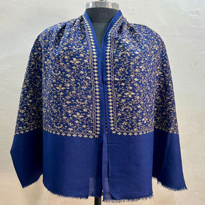 Chal Jai de Pashmina de Lujo KC ENTERPRISES con Bordado Sozni FW, Artesanía Exquisita Hecha a Mano, la Mejor Calidad, Flexible - Product Image 3