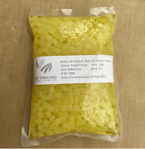 Nata de coco de haute qualité au goût fruité - Emballage en vrac certifié HACCP ISO - Fournisseur de confiance VIET THIEN PHU du Vietnam - Product Image 1